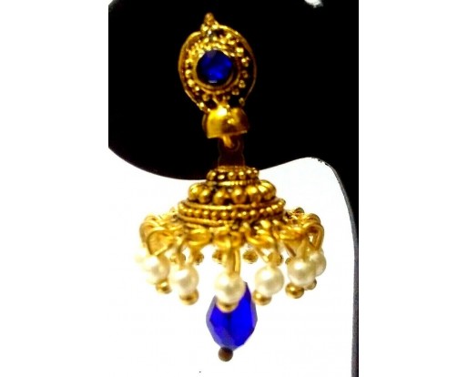 Golden Oxidized Earrings Jhumka Jhumki Bolly Imitation Jewelry Drop Dangle EA122